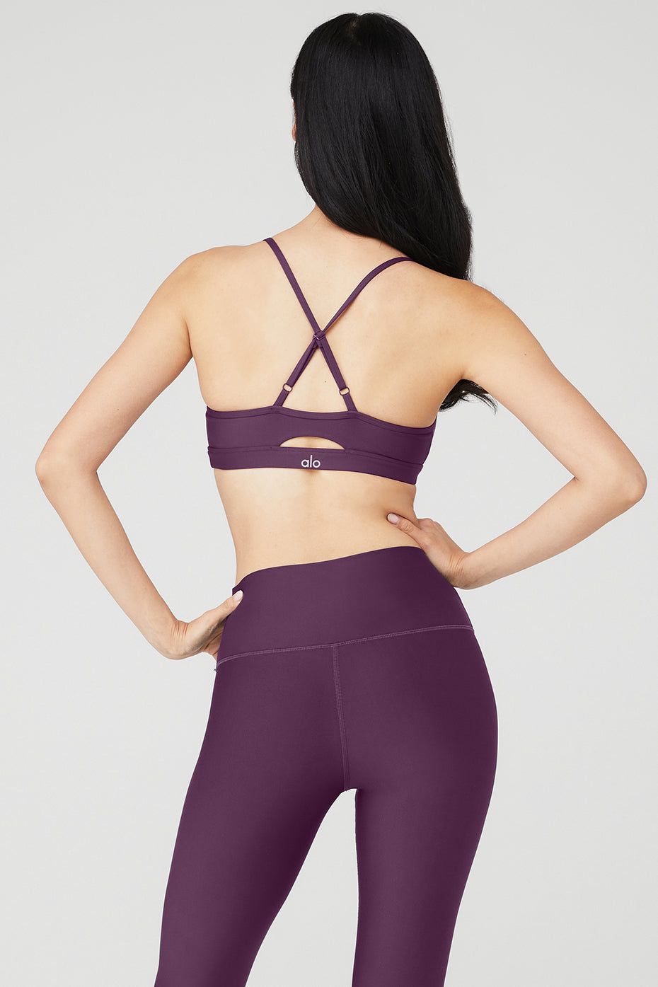 Airlift Intrigue Bra - Dark Plum sold by Alo Yoga product image thumbnail 2