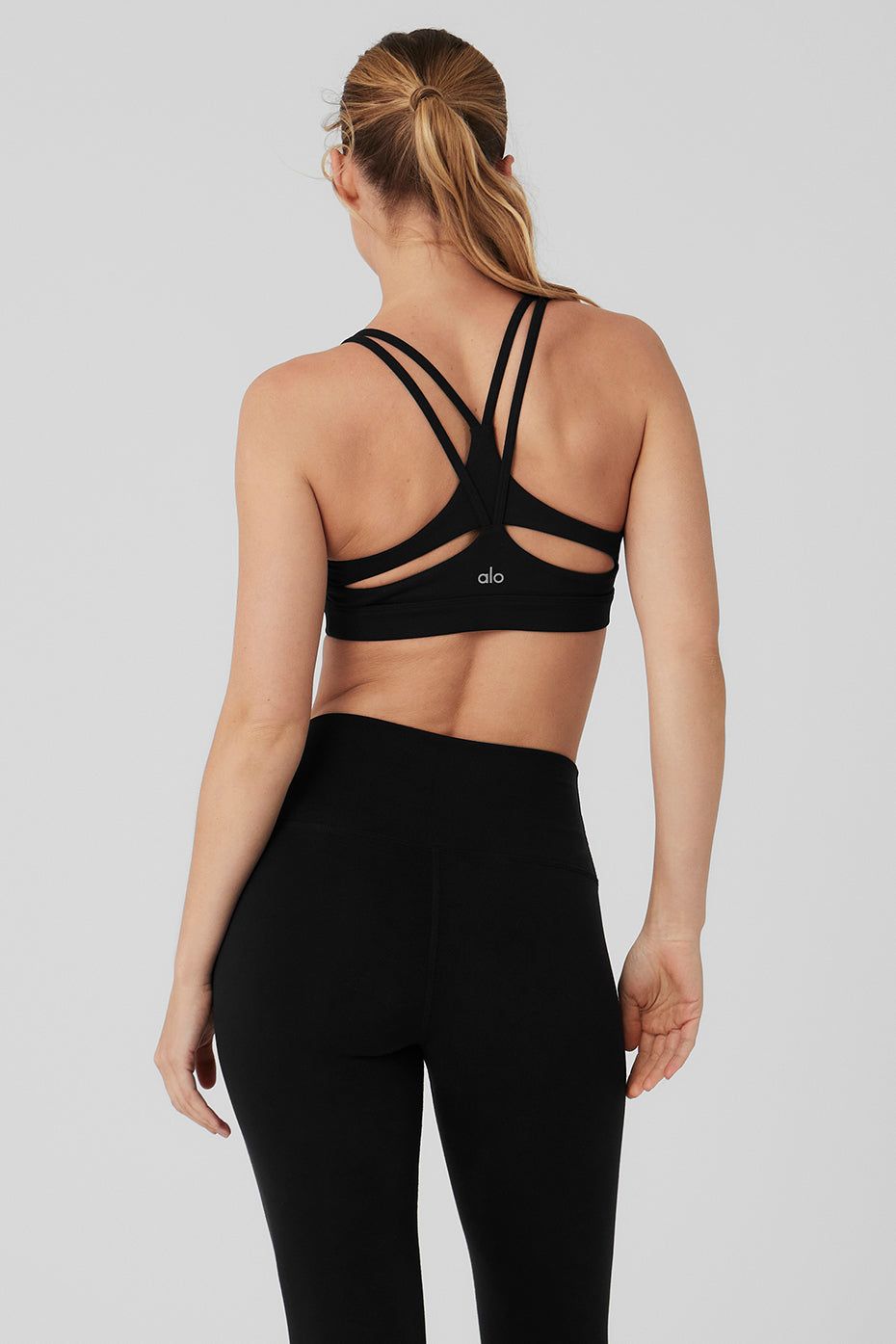 Airbrush Suspension Bra - Black sold by Alo Yoga product image thumbnail 2