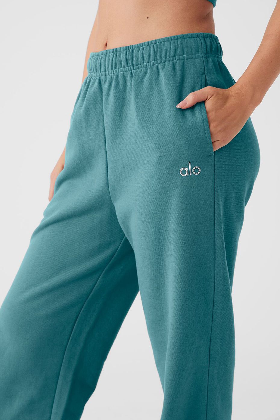 Accolade Sweatpant - Teal Agate sold by Alo Yoga product image thumbnail 4