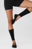 Women's Strappy Siren Grip Sock - Black sold by Alo Yoga