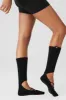 Women's Strappy Siren Grip Sock - Black sold by Alo Yoga