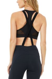 High-Waist Alpine Suspender Legging - Dark Navy/Black sold by Alo Yoga