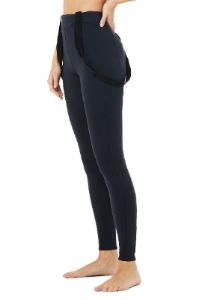 High-Waist Alpine Suspender Legging - Dark Navy/Black sold by Alo Yoga