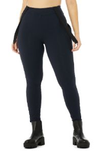 High-Waist Alpine Suspender Legging - Dark Navy/Black sold by Alo Yoga