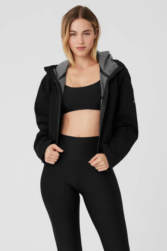 Rain Or Shine Jacket - Black sold by Alo Yoga