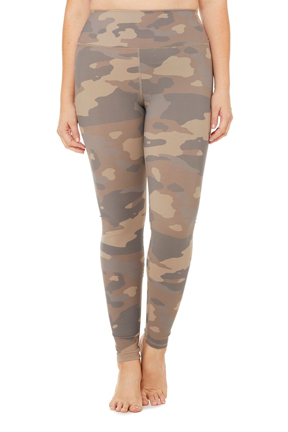 High-Waist Camo Vapor Legging - Putty Camouflage sold by Alo Yoga product image thumbnail 7