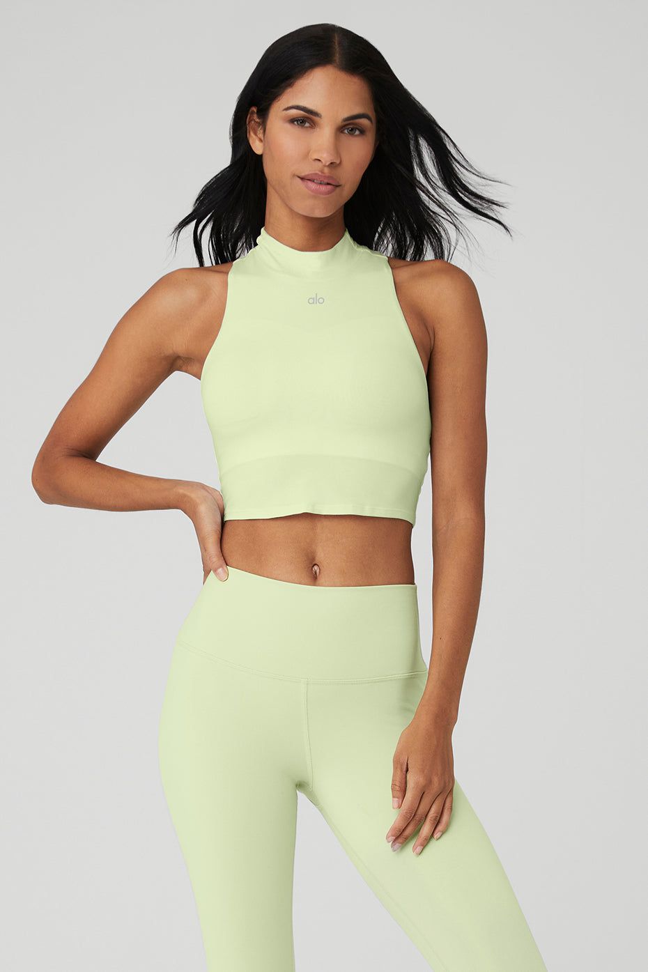 Alosoft Top That Bra Tank - Iced Green Tea sold by Alo Yoga