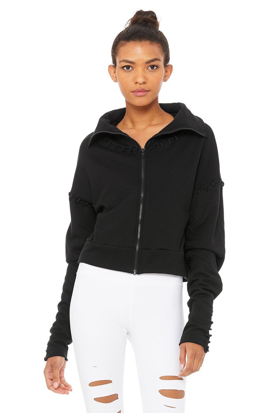 Splice Jacket - Black sold by Alo Yoga