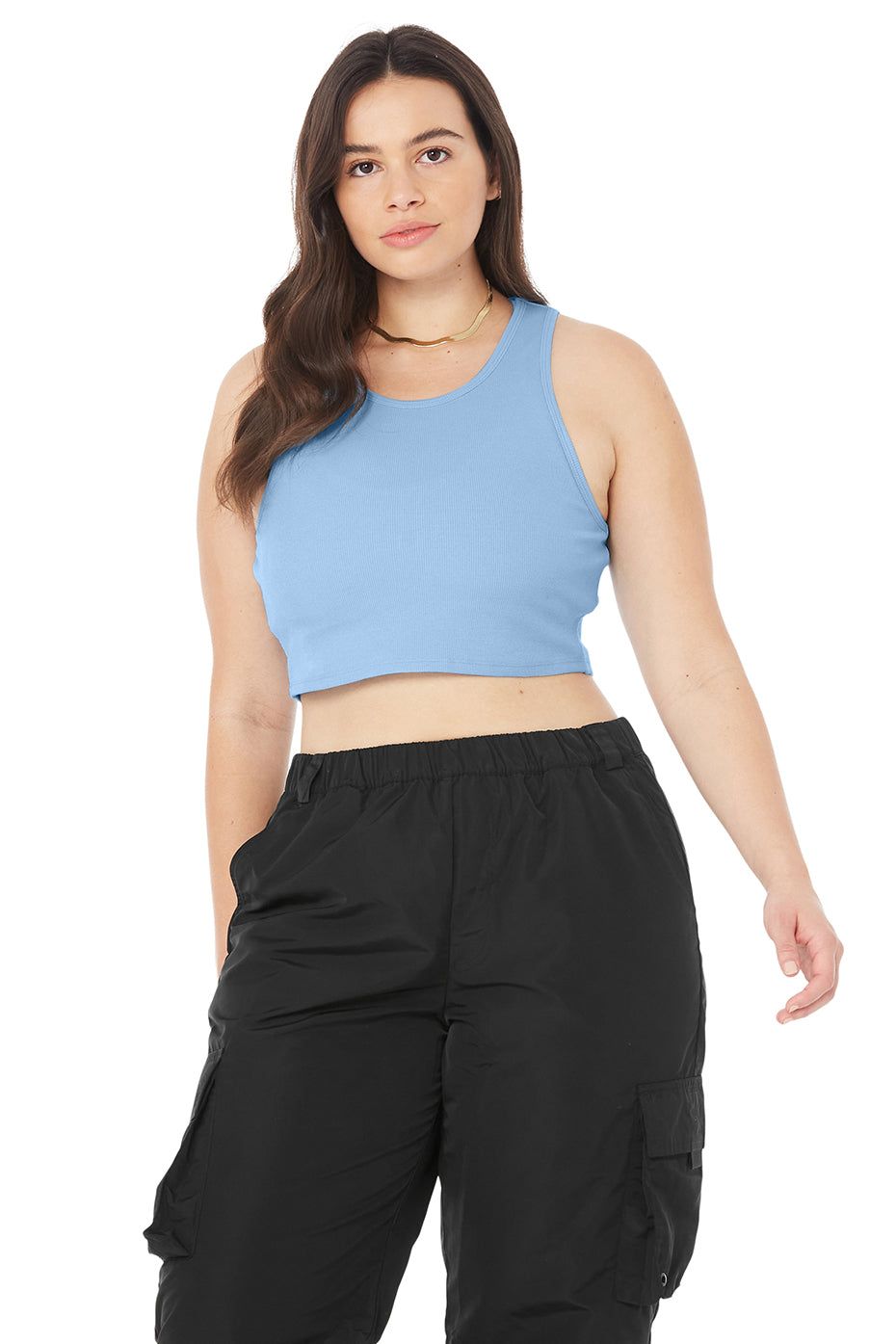 Ribbed Vibe Tank - Blue Skies sold by Alo Yoga product image thumbnail 5
