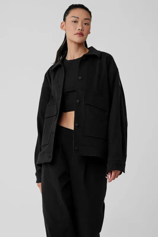 Unisex One Up Jacket - Black sold by Alo Yoga