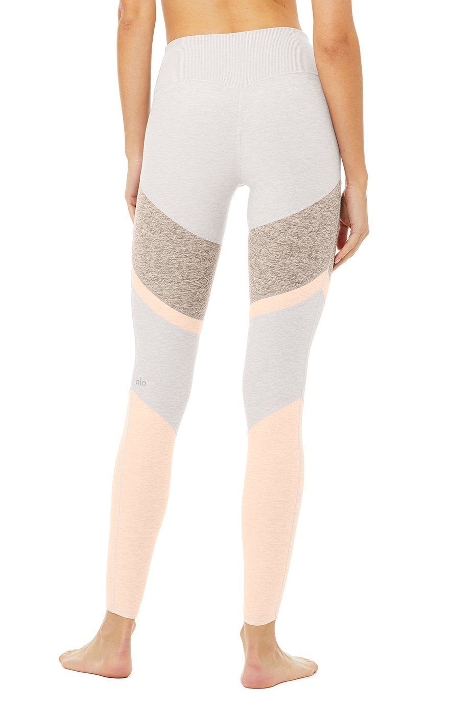 High-Waist Alosoft Sheila Legging - Lavender Cloud/Gravel/Nectar Heather sold by Alo Yoga product image thumbnail 3