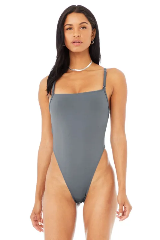 Thrill Seeker Bodysuit - Steel Blue sold by Alo Yoga