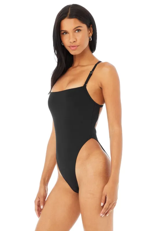 Thrill Seeker Bodysuit - Black sold by Alo Yoga