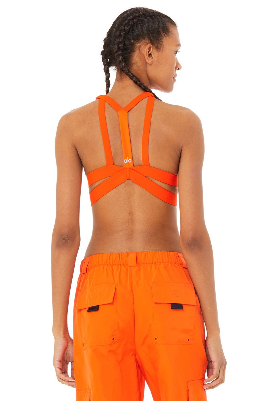 Nadi Bra - Bright Tangerine sold by Alo Yoga product image thumbnail 3
