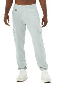 Highline Cargo Sweatpant - Chalk Blue sold by Alo Yoga