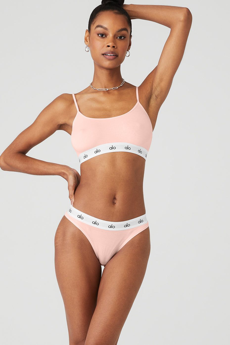 Icon Cami Bra - Powder Pink sold by Alo Yoga