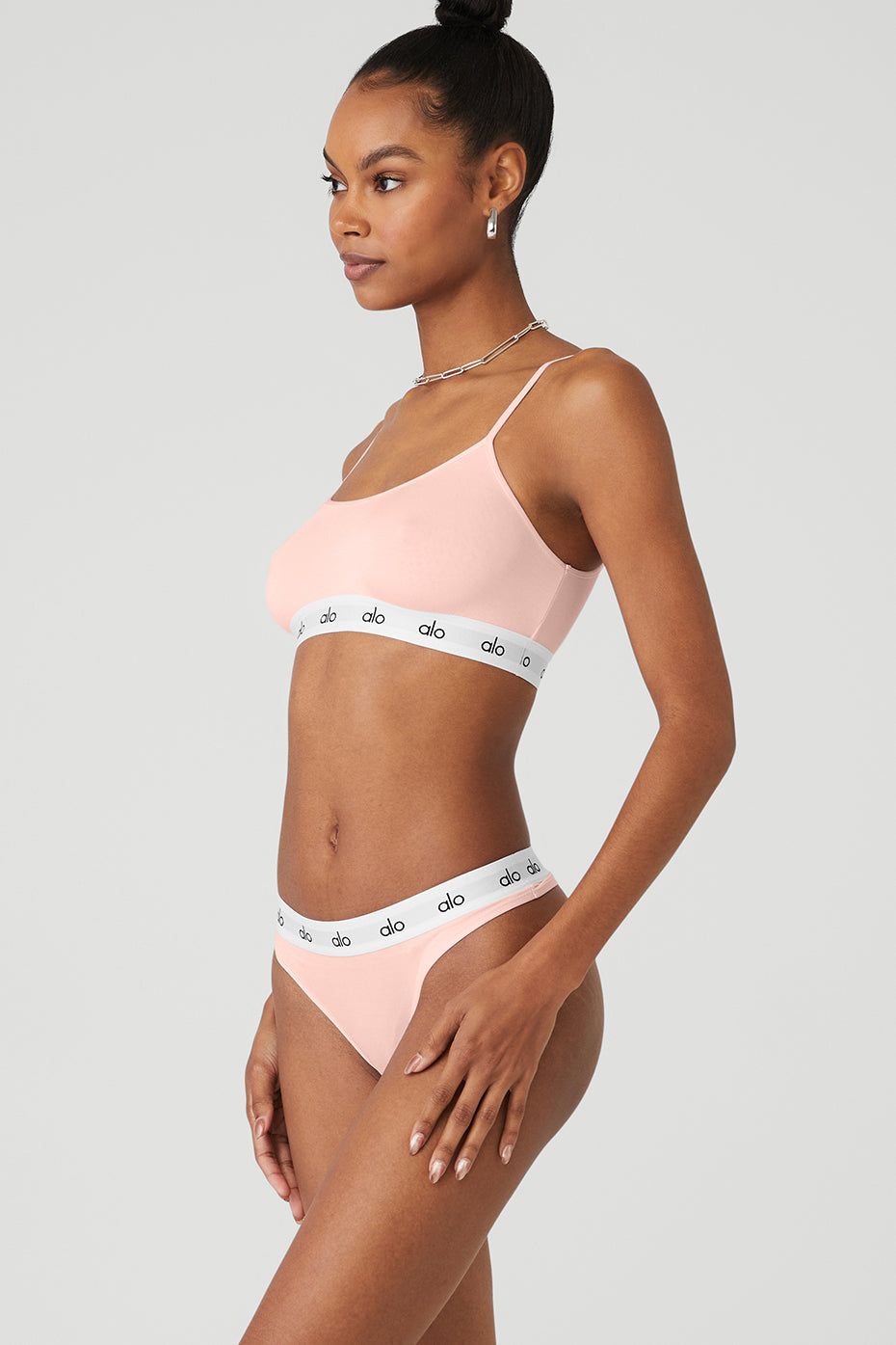 Icon Cami Bra - Powder Pink sold by Alo Yoga product image thumbnail 3