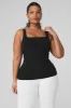 Ribbed Minimalist Tank - Black sold by Alo Yoga