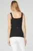 Ribbed Minimalist Tank - Black sold by Alo Yoga
