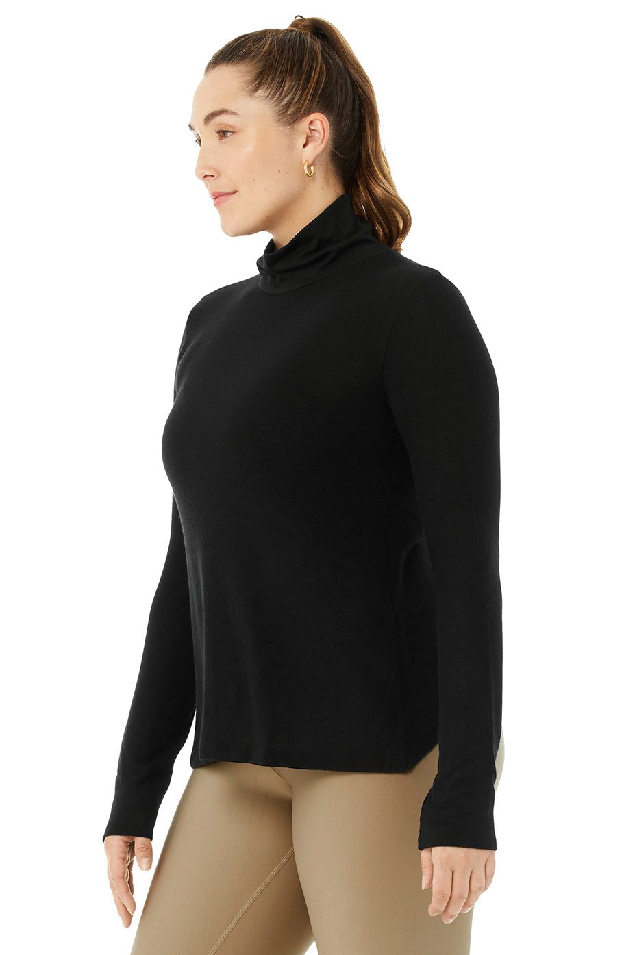 Embrace Long Sleeve - Black sold by Alo Yoga product image thumbnail 9