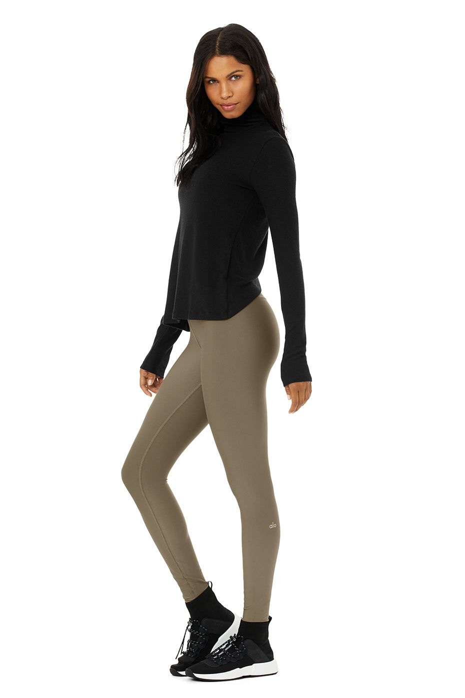 Embrace Long Sleeve - Black sold by Alo Yoga product image thumbnail 5