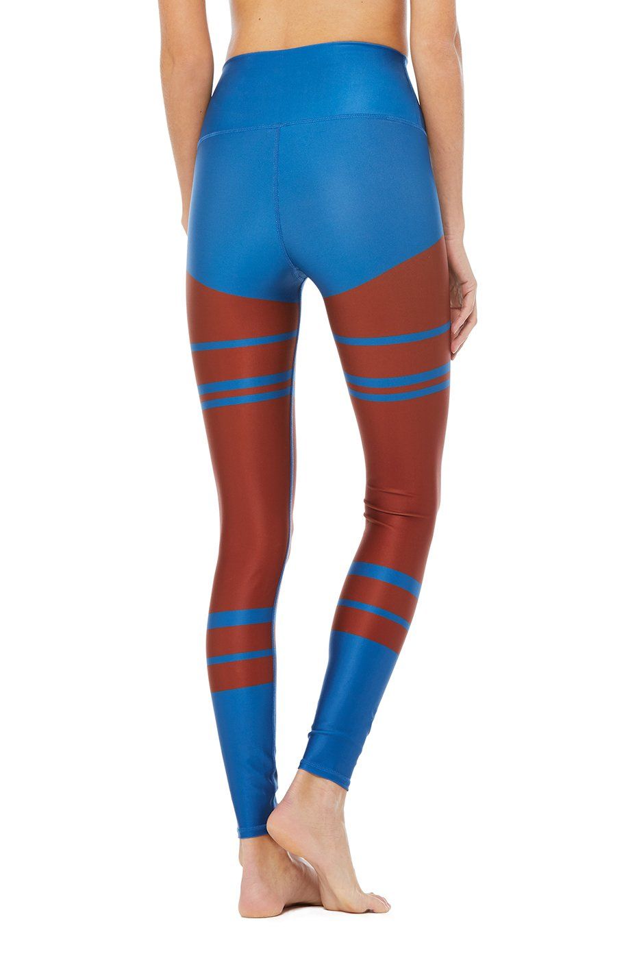 High-Waist Airlift Legging - Marathon Print - Cobalt Marathon sold by Alo Yoga product image thumbnail 3