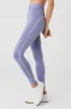 Airlift High-Waist Suit Up Legging - Lilac Blue/White sold by Alo Yoga