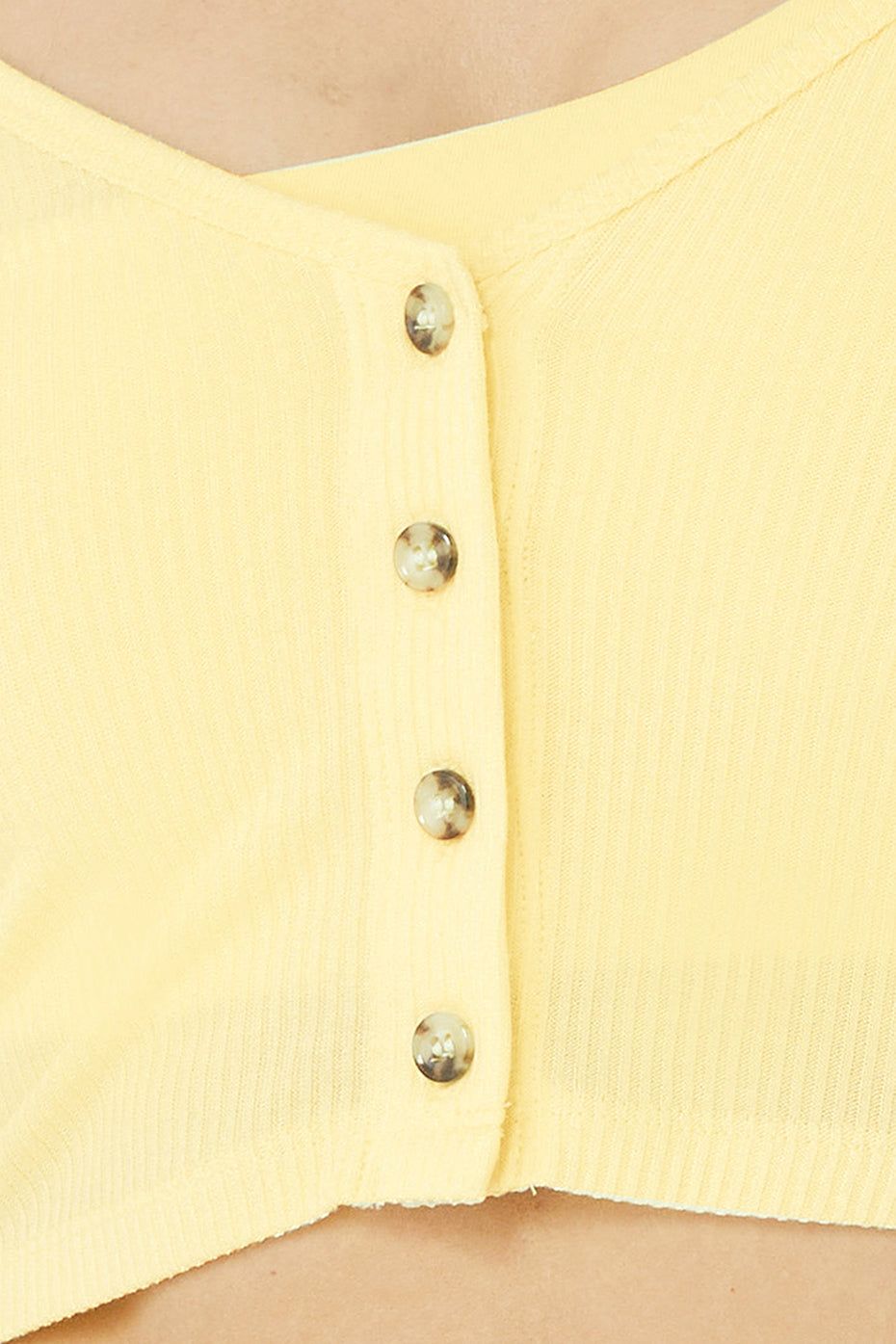 Ribbed Cropped Whisper Cardigan - Buttercup sold by Alo Yoga product image thumbnail 4