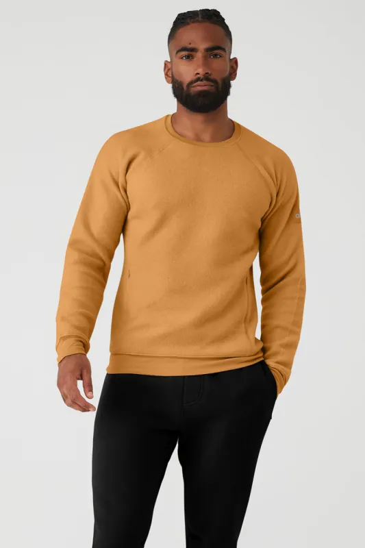 Triumph Crew Neck Sweatshirt - Toffee sold by Alo Yoga
