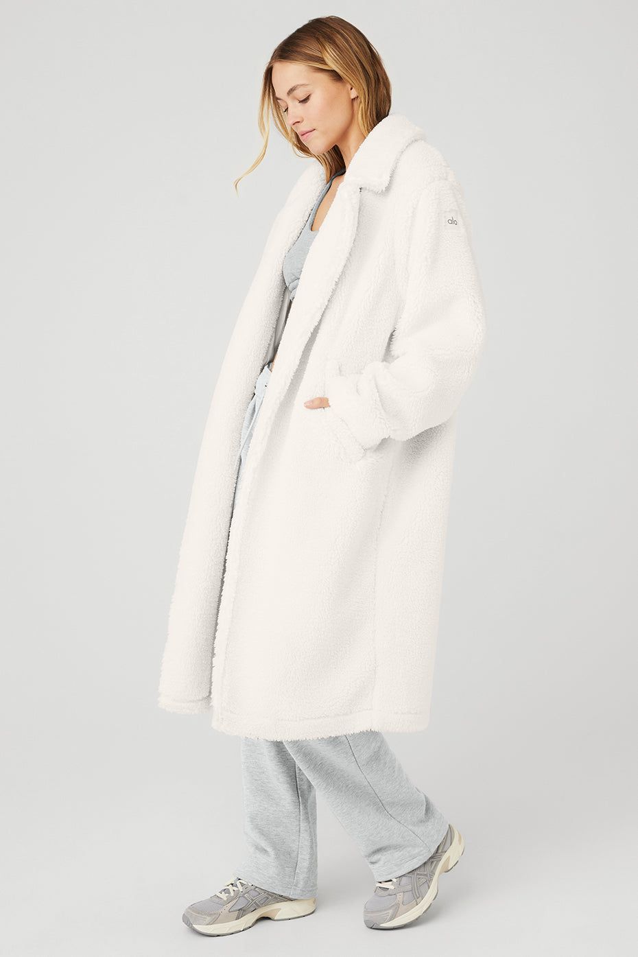 Oversized Sherpa Trench - Ivory sold by Alo Yoga product image thumbnail 3