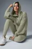 Airbrush High-Waist Heart Throb Legging - Limestone/White sold by Alo Yoga