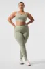 Airbrush High-Waist Heart Throb Legging - Limestone/White sold by Alo Yoga