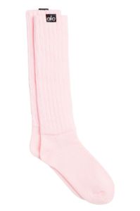 Scrunch Sock - Powder Pink sold by Alo Yoga