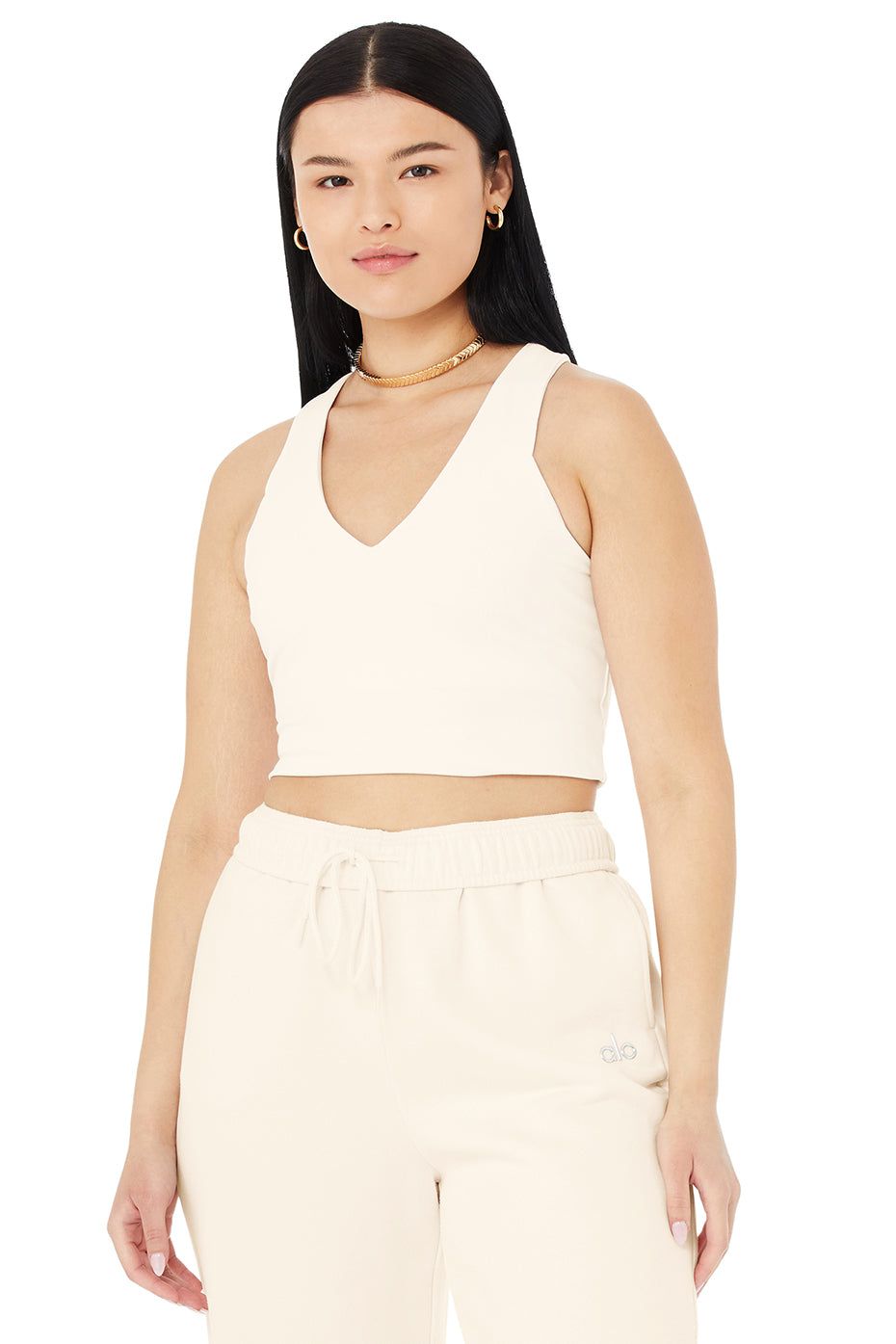 Airbrush Real Bra Tank - Ivory sold by Alo Yoga product image thumbnail 5