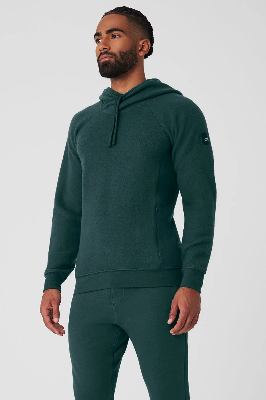 The Triumph Hoodie - Midnight Green sold by Alo Yoga product image thumbnail 3