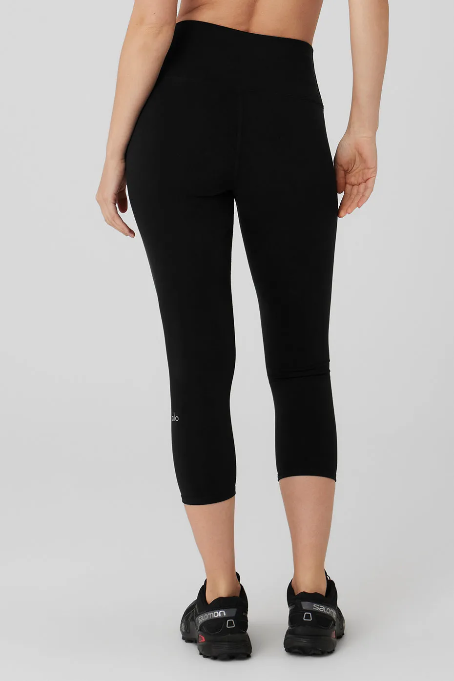 High-Waist Airbrush Capri - Black sold by Alo Yoga product image thumbnail 2