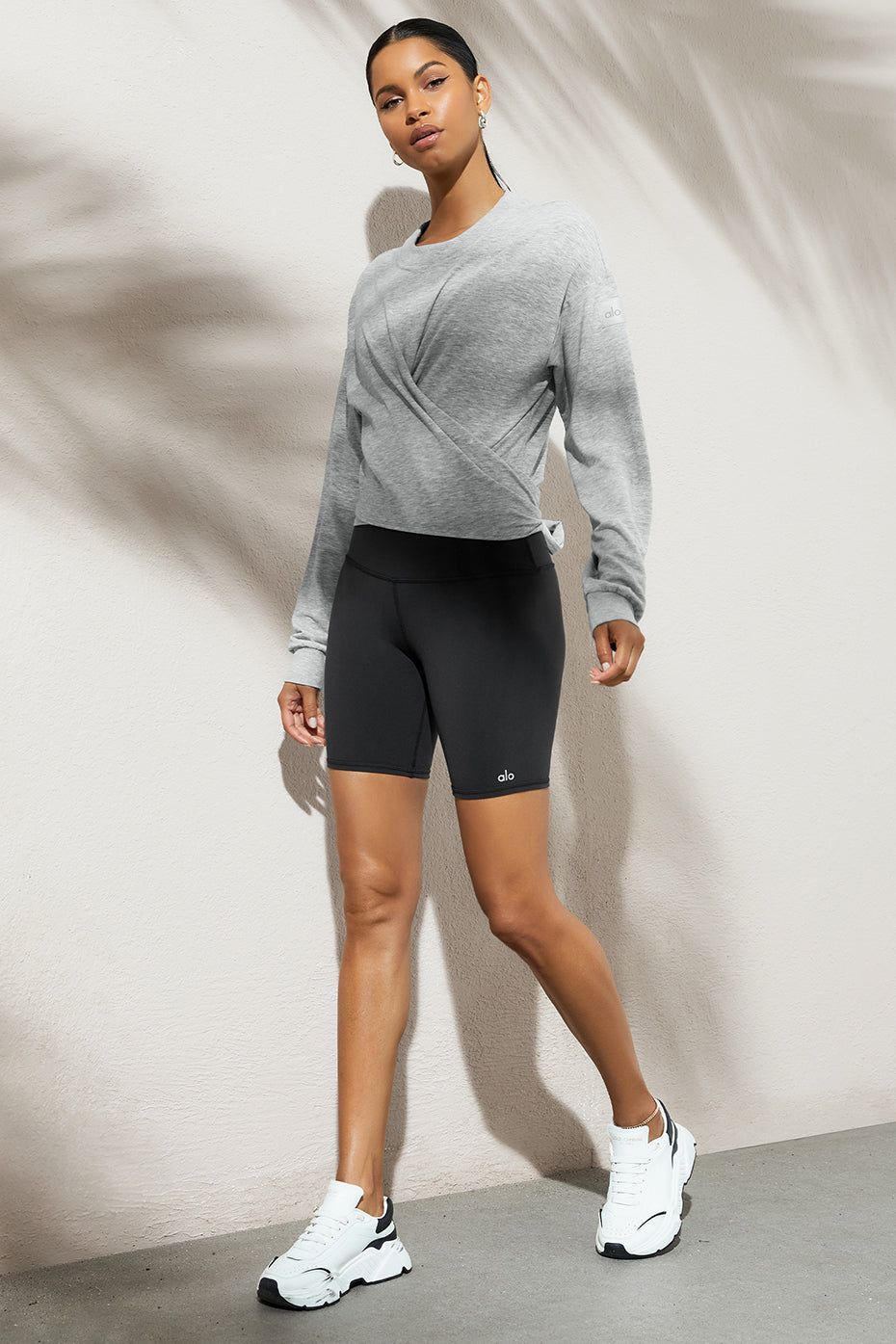 Dreamy Wrap Pullover - Athletic Heather Grey sold by Alo Yoga product image thumbnail 5
