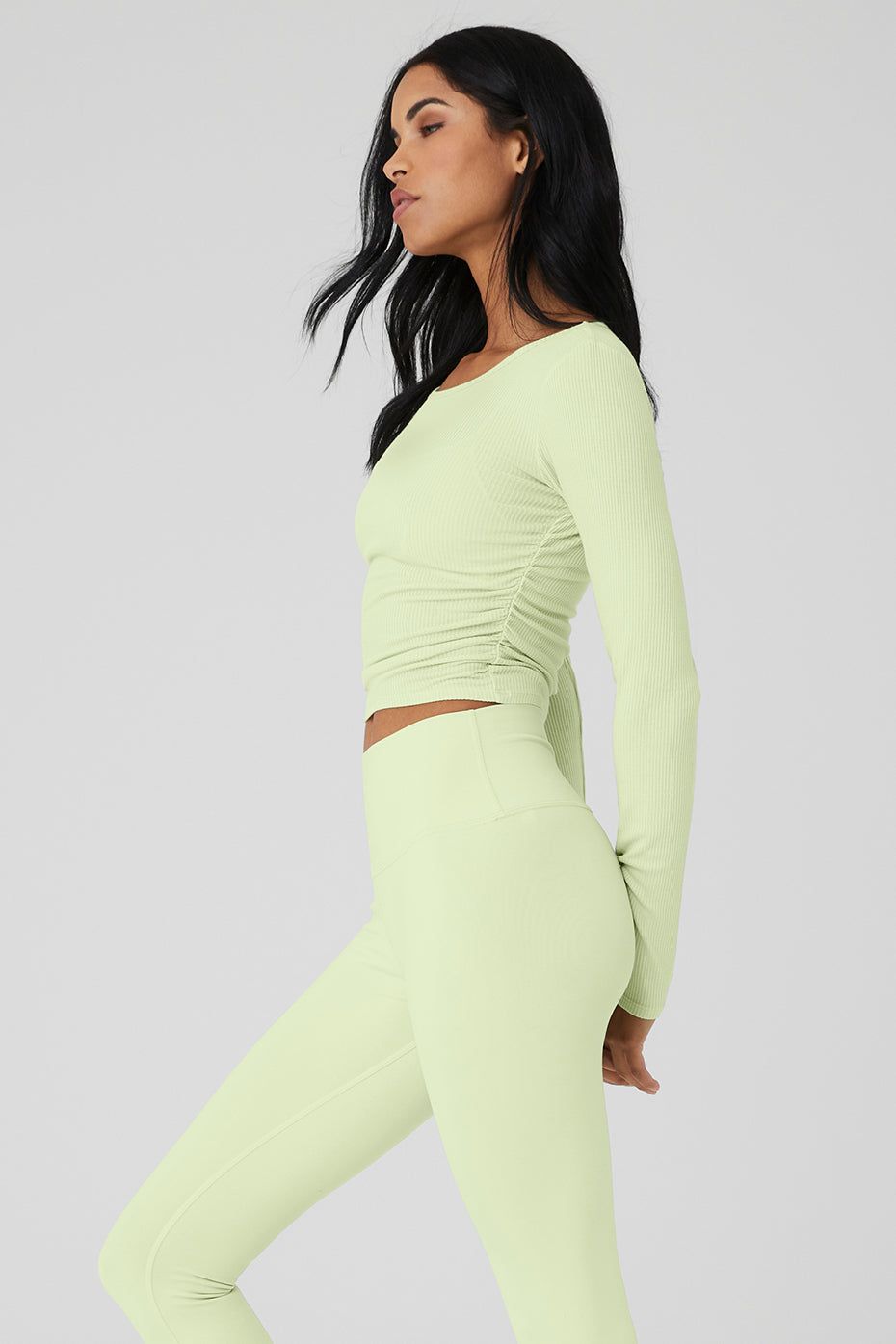 Gather Long Sleeve - Iced Green Tea sold by Alo Yoga product image thumbnail 3