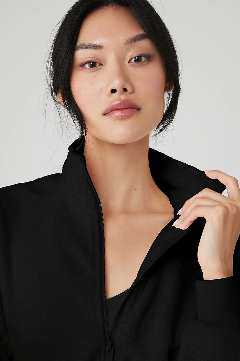 Micro Sherpa Solstice Coverup - Black sold by Alo Yoga product image thumbnail 5