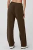 Scholar Straight Leg Sweatpant - Espresso sold by Alo Yoga