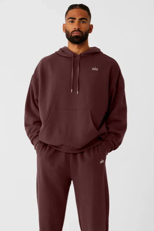 Accolade Hoodie - Cherry Cola sold by Alo Yoga