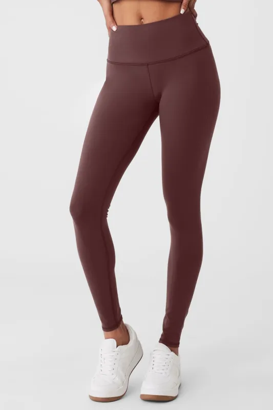 High-Waist Airbrush Legging - Cherry Cola sold by Alo Yoga