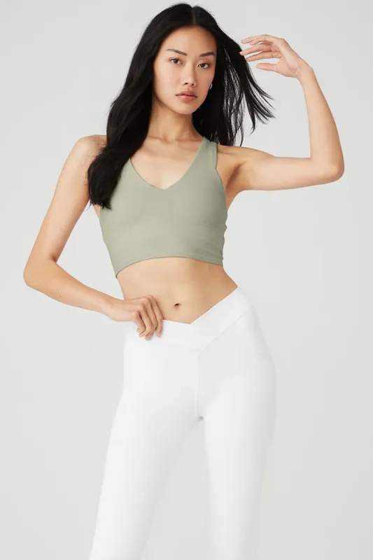 Airbrush Real Bra Tank - Limestone sold by Alo Yoga