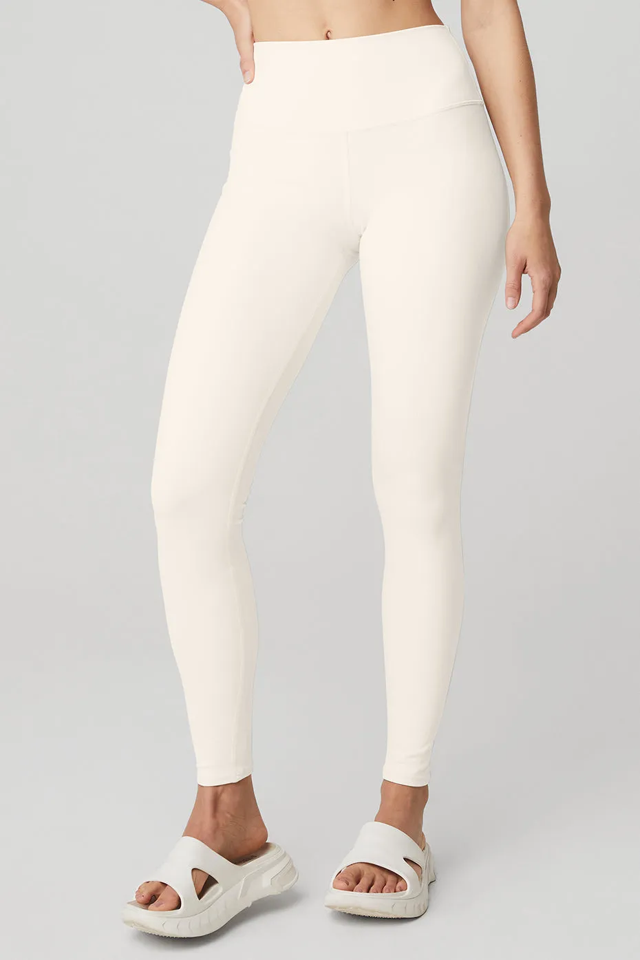 High-Waist Airbrush Legging - Ivory sold by Alo Yoga