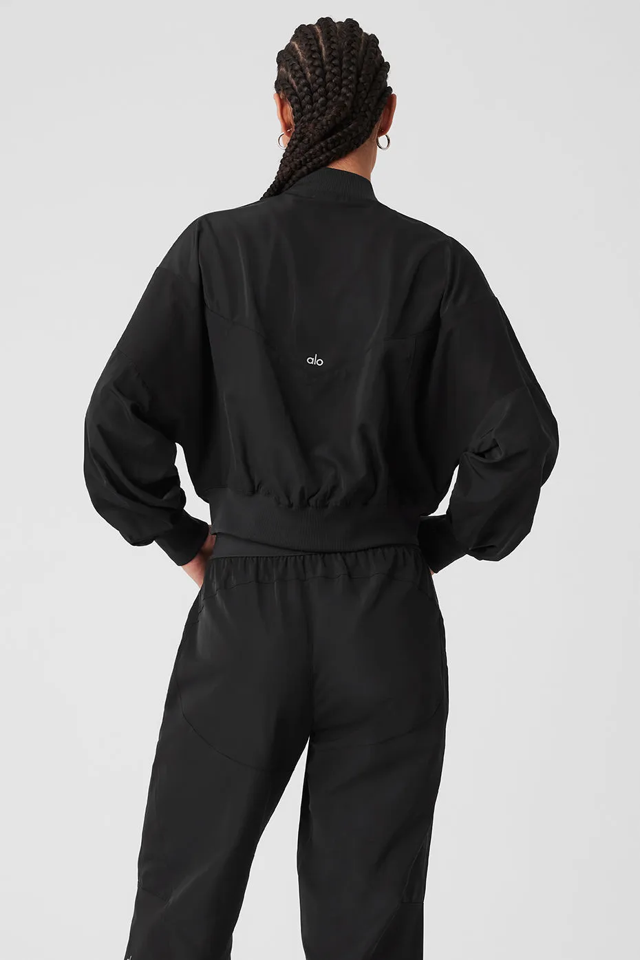 Mixed Media Reinvention Jacket - Black sold by Alo Yoga product image thumbnail 2