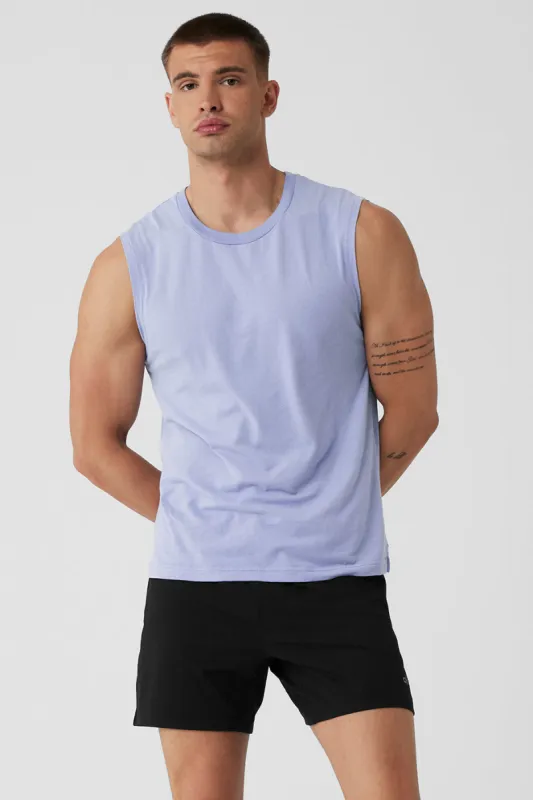 The Triumph Muscle Tank - Icy Purple sold by Alo Yoga