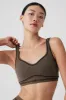 Airbrush Heart Throb Bra - Olive Tree/Black sold by Alo Yoga