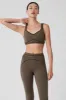 Airbrush Heart Throb Bra - Olive Tree/Black sold by Alo Yoga