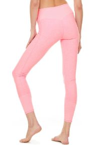 High-Waist Alosoft Lounge Legging - Macaron Pink Heather sold by Alo Yoga