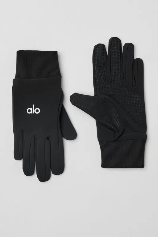 Midweight Performance Glove - Black sold by Alo Yoga
